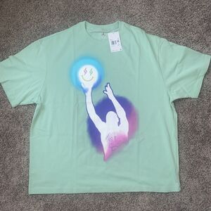 Air Jordan x J Balvin Enamel Green DR2962-308 Men's T-Shirt Size 2XL NWT Green